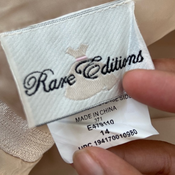 Rare Editions Halter Neck Pink Embellished Gown - Picture 6 of 6